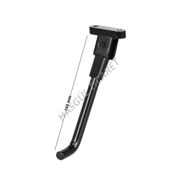 Hsgl Park Ayağı  E-Scooter, Z-03 143 mm Alüminyum Siyah 10 inç Jantlar için Martı Yan Ayak - 3