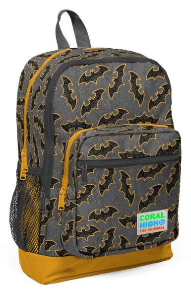 Coral High Yarasa Baskılı Erkek Çocuk İlkokul Çantası ve Beslenme Seti - Resim 2
