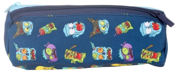 Kaukko Kids&Love Lacivert Zombie Pizza İlkokul Çanta ve Kalemlik Seti - Erkek Çocuk - Resim 3