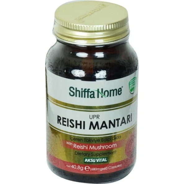 Shiffa Home Aksuvital Shiffa Home Upr Reishi Mantarı Diyet Takviyesi 680 Mg X 60 Kapsül ürün görseli 1