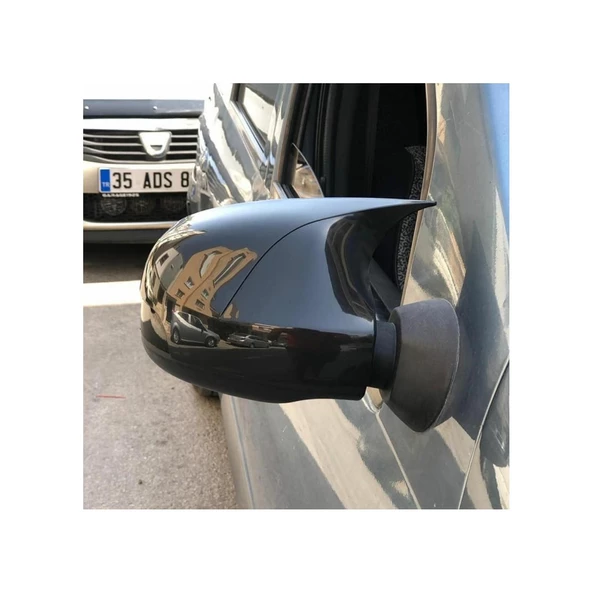 Dacia Logan 2009-2020 Batman Yarasa Ayna Kapağı Piano Black Abs Plastik - 4