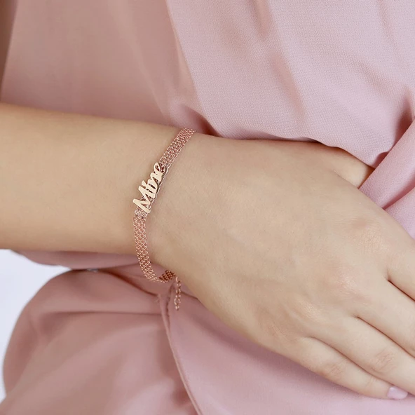 Zincir Örme Retro Bileklik - Resim 6