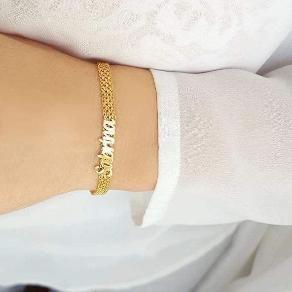 Zincir Örme Retro Bileklik - Resim 8