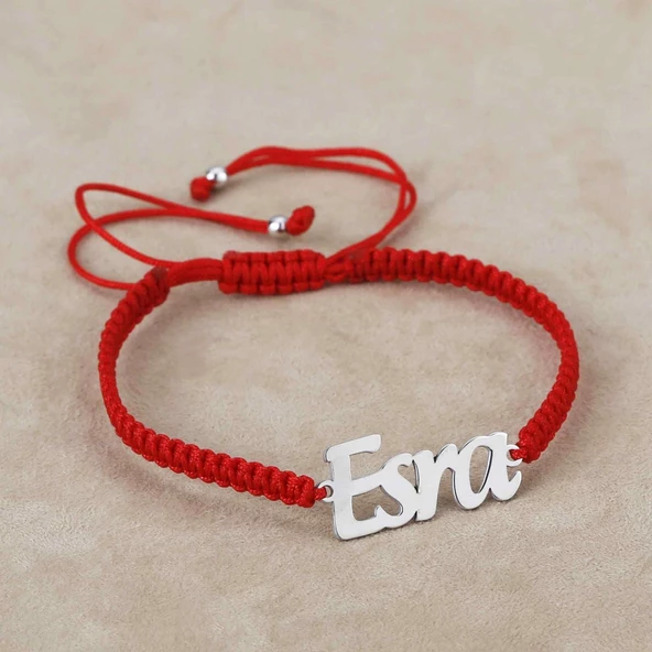 İsimli Makrome El Yazısı Bileklik ürün görseli