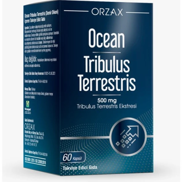 Decoars Orzax Ocean Tribulus Terrestris 500 Mg 60 Kapsül