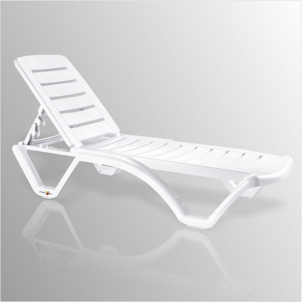 Ayarlı 188 cm Deniz Plaj Sahil Kumsal Bahçe Balkon Yazlık Havuz Villa Şezlongu Yatağı Şezlong Yatak - 2