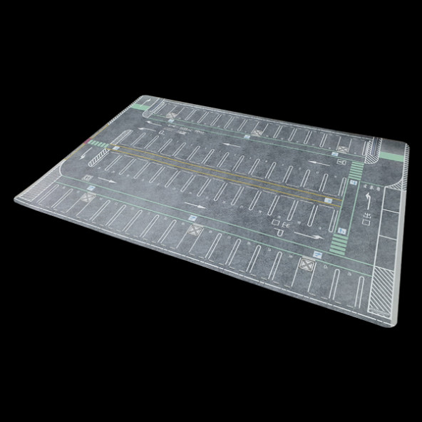1:64 Ölçek Metal Araçlar Için Otopark Zemini (55X80CM) - 5