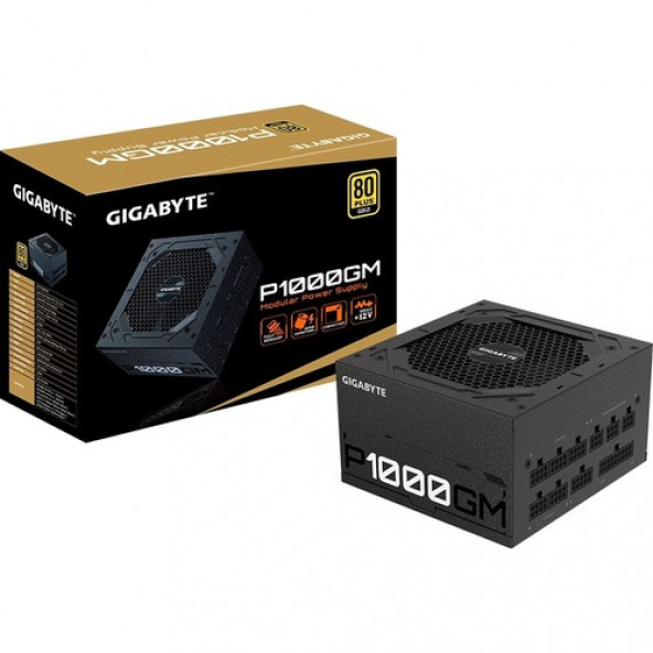 Gigabyte GP-P1000GM 1000W 80+ Gold 12CM Fanlı Tam Modüler Power Supply