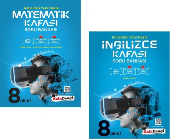 Kafadengi 8. Sınıf Lgs Matematik + İngilizce Kafası Soru Seti 2 Kitap 2023 ürün görseli