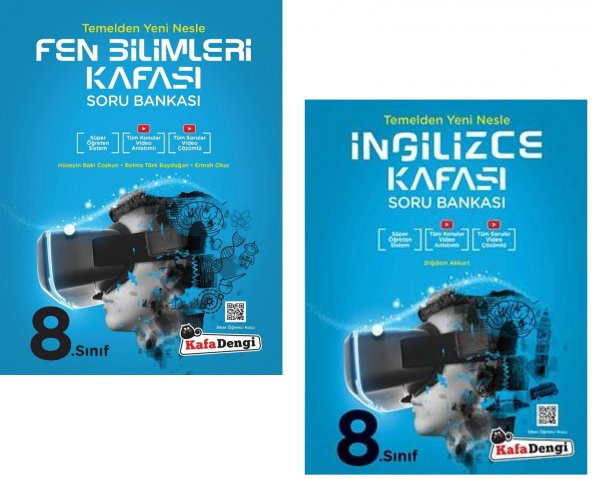 Kafadengi 8. Sınıf Lgs Fen Bilimleri + İngilizce Kafası Soru Seti 2 Kitap 2023 ürün görseli