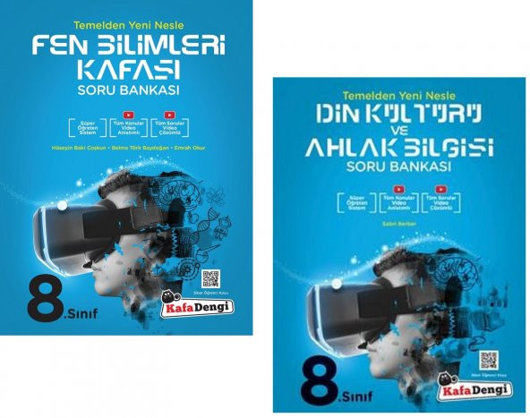Kafadengi 8. Sınıf Lgs Fen Bilimleri + Din Kültürü Kafası Soru Seti 2 Kitap 2023 ürün görseli