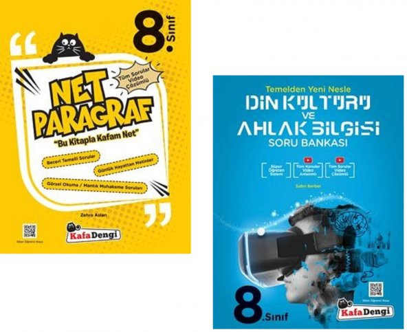 Kafadengi 8. Sınıf Lgs Paragraf + Din Kültürü Kafası Soru Seti 2 Kitap 2023 ürün görseli