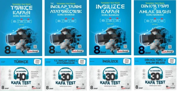 Kafadengi 2024 8. Sınıf Lgs Sözel Kafa Soru + Test Seti 8 Kitap ürün görseli
