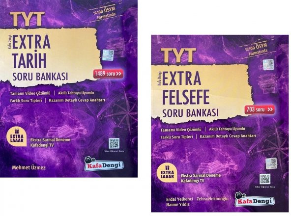 Kafadengi Tyt Tarih + Felsefe Extra Soru Seti 2 Kitap 2023 ürün görseli
