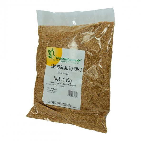 Hardal Tohumu Tane Doğal Sarı 1000 Gr Paket - 3