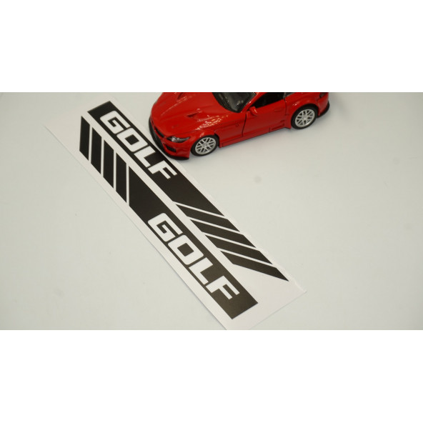 Volkswagen Golf Yan Aynalar Selefon Kaplama Sticker Seti - Resim 5