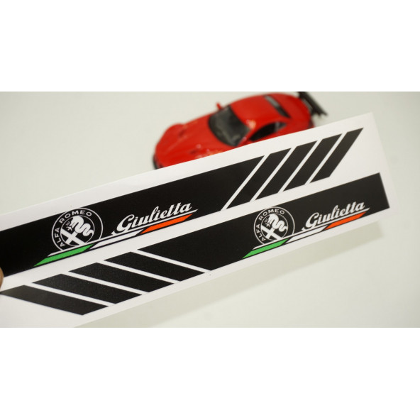 Alfa Romeo Guiletta Yan Aynalar Selefon Kaplama Sticker Seti - 2