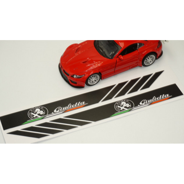 Alfa Romeo Guiletta Yan Aynalar Selefon Kaplama Sticker Seti - 4