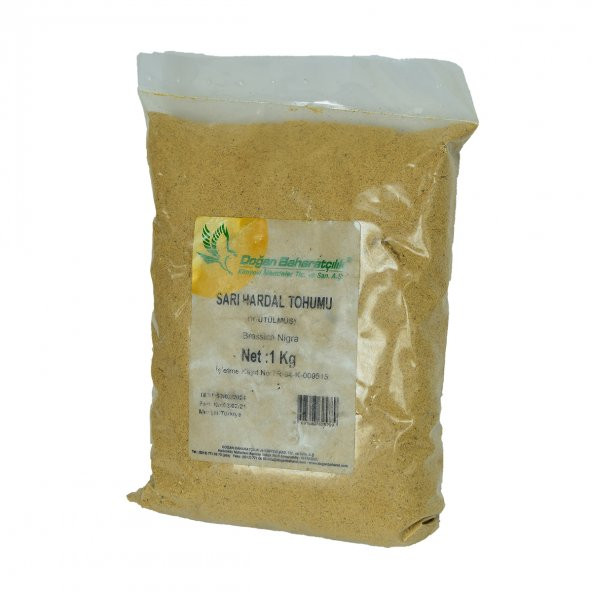 Hardal Tohumu Öğütülmüş Doğal Sarı 1000 Gr Paket - 3