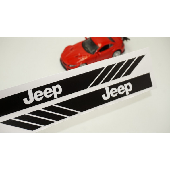 Jeep Yan Aynalar Selefon Kaplama Sticker Seti - 2
