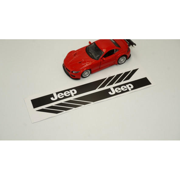 Jeep Yan Aynalar Selefon Kaplama Sticker Seti - 3