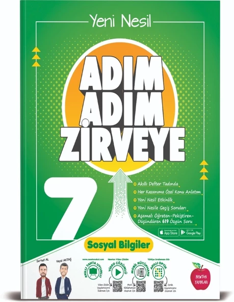 Newton Yayınları 7.sınıf Sosyal Bilgiler Adım Adım Zirveye Soru Bankası