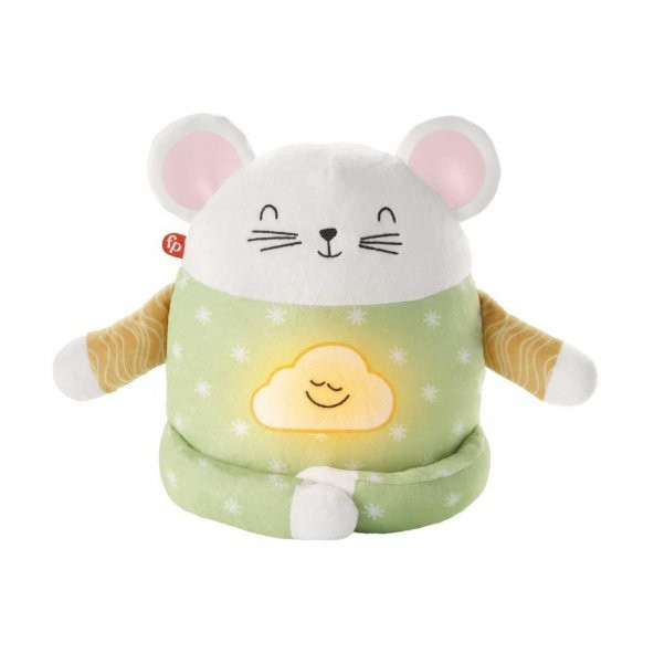 Fisher-Price Sevimli Meditasyon Faresi HHH49 - Türkçe Seri, 2-5 Yaş Arası Çocuklar İçin Rahatlatıcı Sesleri, Meditasyon Rehberi ve Müzikleriyle Peluş Oyuncak