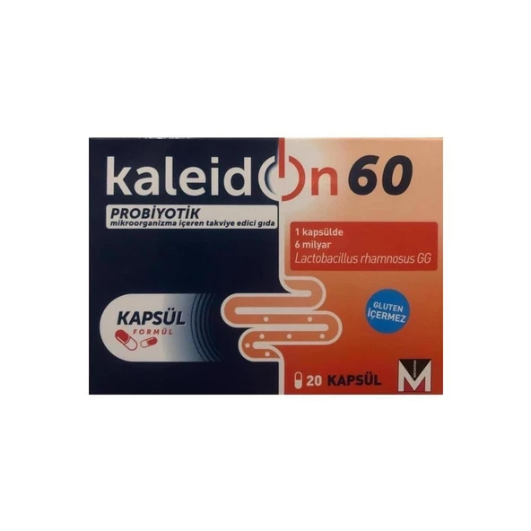 Kaleidon 60 mg 20 Kapsül