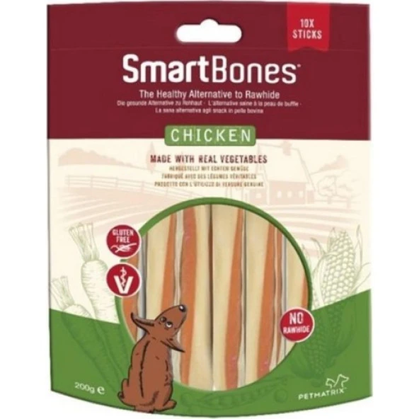 SmartBones Smartstick Tavuk Köpek Ödül 10lu Paket Skt : 03/2027