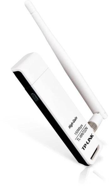 TP-LINK TL-WN722N 150Mbps KABLOSUZ USB ANTENLİ ADAPTOR