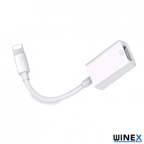 Winex Lightning To Usb Kamera Klavye Mouse Dönüştürücü Adaptör - 4