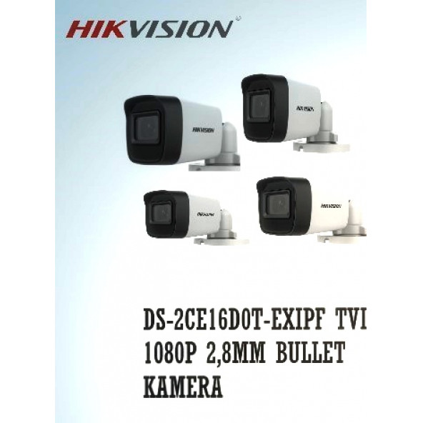Hikvision dört kamera