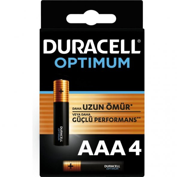Duracell Optimum AAA İnce Pil 4lü