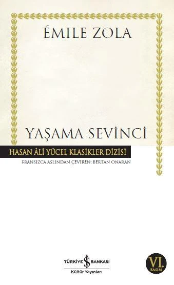 Yaşama Sevinci (K.Kapak) EMILE ZOLA