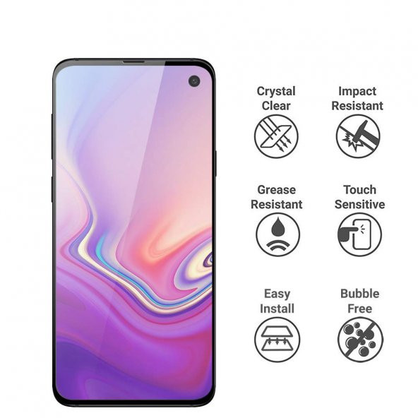 Samsung Galaxy S10e Tam Kaplayan Kırılmaz Cam Ekran Koruyucu - 2