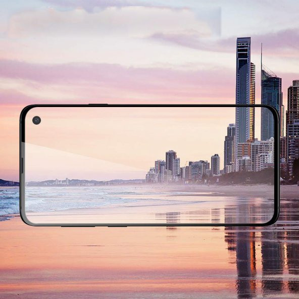 Samsung Galaxy S10e Tam Kaplayan Kırılmaz Cam Ekran Koruyucu - 4