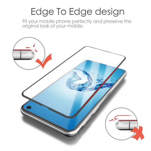Samsung Galaxy S10e Tam Kaplayan Kırılmaz Cam Ekran Koruyucu - 8