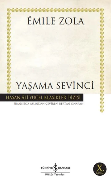 Yaşama Sevinci (K.Kapak) EMILE ZOLA - 2