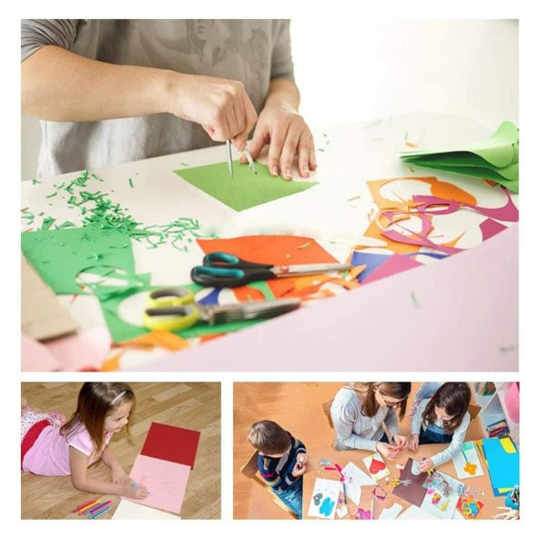 Fon Kartonu 10 Lu 25x35 Cm 1 Paket Arlantis 10 Renk Fon Kartonu 25*35 1 Paket - 2