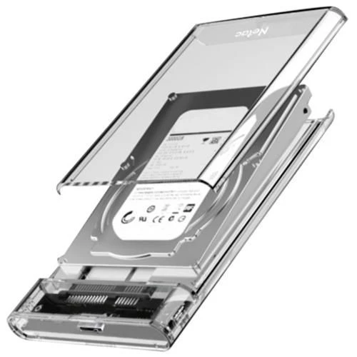 NETAC WH11 USB-C NT07WH11-30B0 2.5 Şeffaf Disk Kutusu Type-C - 4