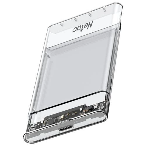 NETAC WH11 USB-C NT07WH11-30B0 2.5 Şeffaf Disk Kutusu Type-C - 3