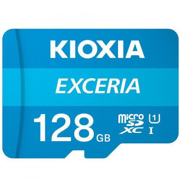 KIOXIA 128GB EXCERIA MicroSD C10 U1 UHS1 R100 Hafıza kartı LMEX1L128GG2