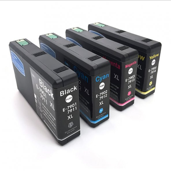 Epson T7911 / T7912 / T7913 / T7914 Muadil Kartuş Takım ürün görseli 1