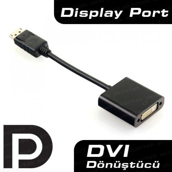 DARK Display Port - DVI Dönüştürücü DK-HD-ADPXDVI