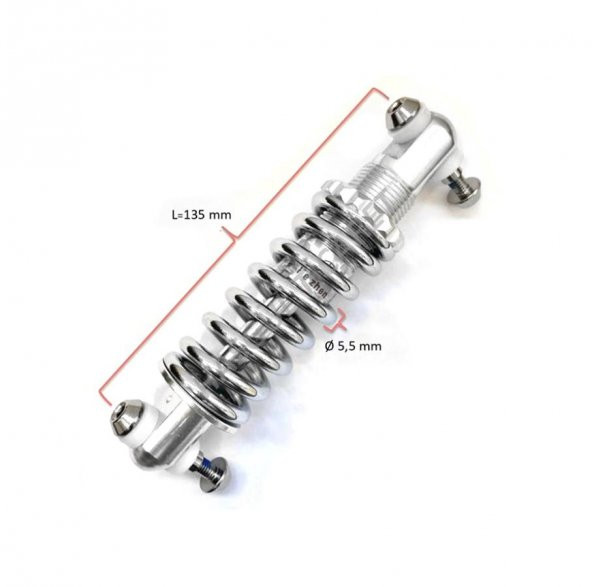 Hsgl Bisiklet Kadro Orta Amortisör 24-26 Kromaj Kadro Amortisör ORT102 - 2