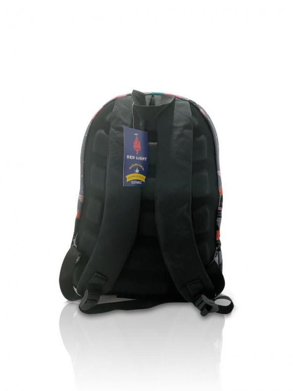 Kaktüs Desenli Baskılı Sırt Çantası - 3