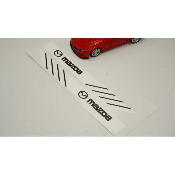 Mazda Yan Aynalar Selefon Kaplama Sticker Seti - 5