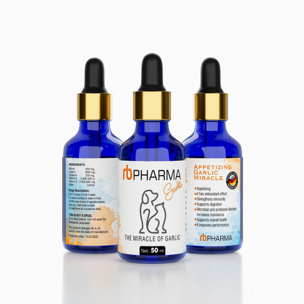 RB PHARMA Garlic Istah Açıcı Bağışıklık Güçlendirici Dog - 2