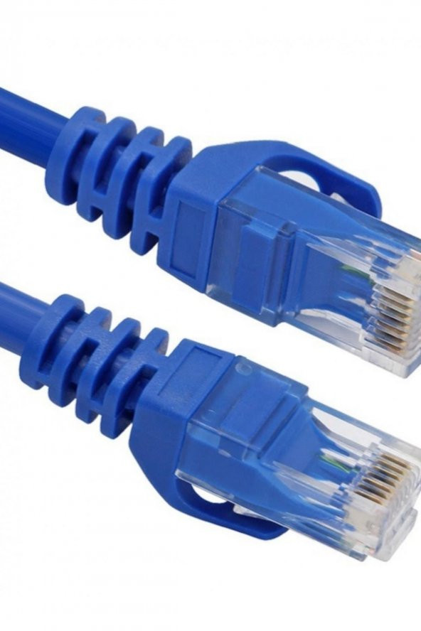 Vcom Cat6 1 Metre Mavi Utp Patch Kablo Ethernet Kablosu