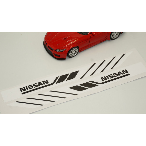 Nissan Yan Aynalar Selefon Kaplama Sticker Seti - 4